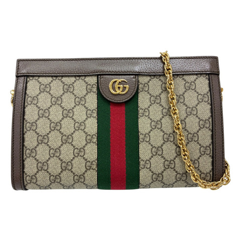 棕色 GG Supreme帆布 Ophidia 肩背包【GUCCI 古馳】 503877