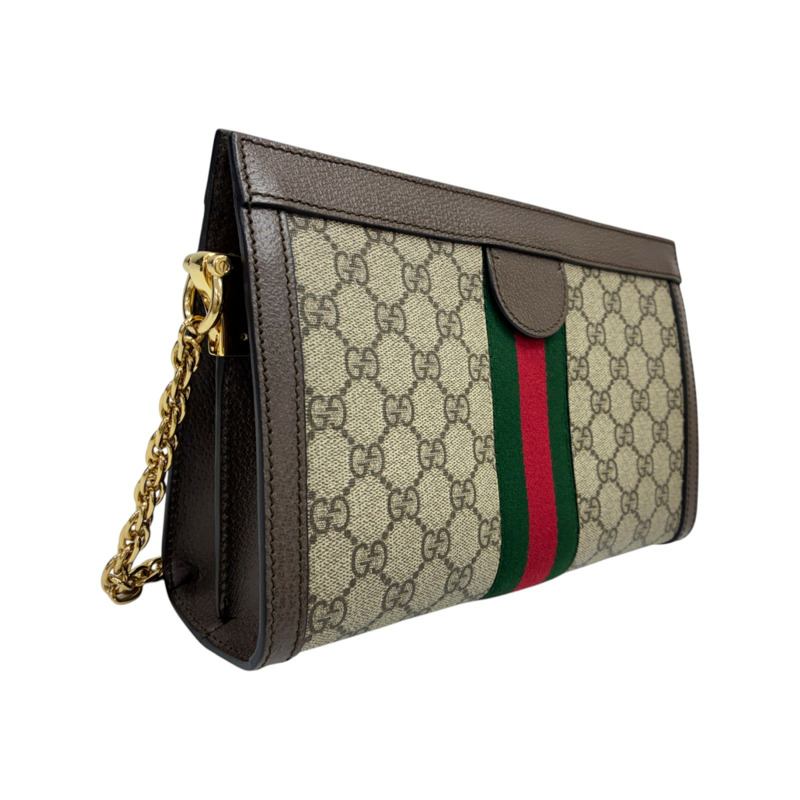 棕色 GG Supreme帆布 Ophidia 肩背包【GUCCI 古馳】 503877-1