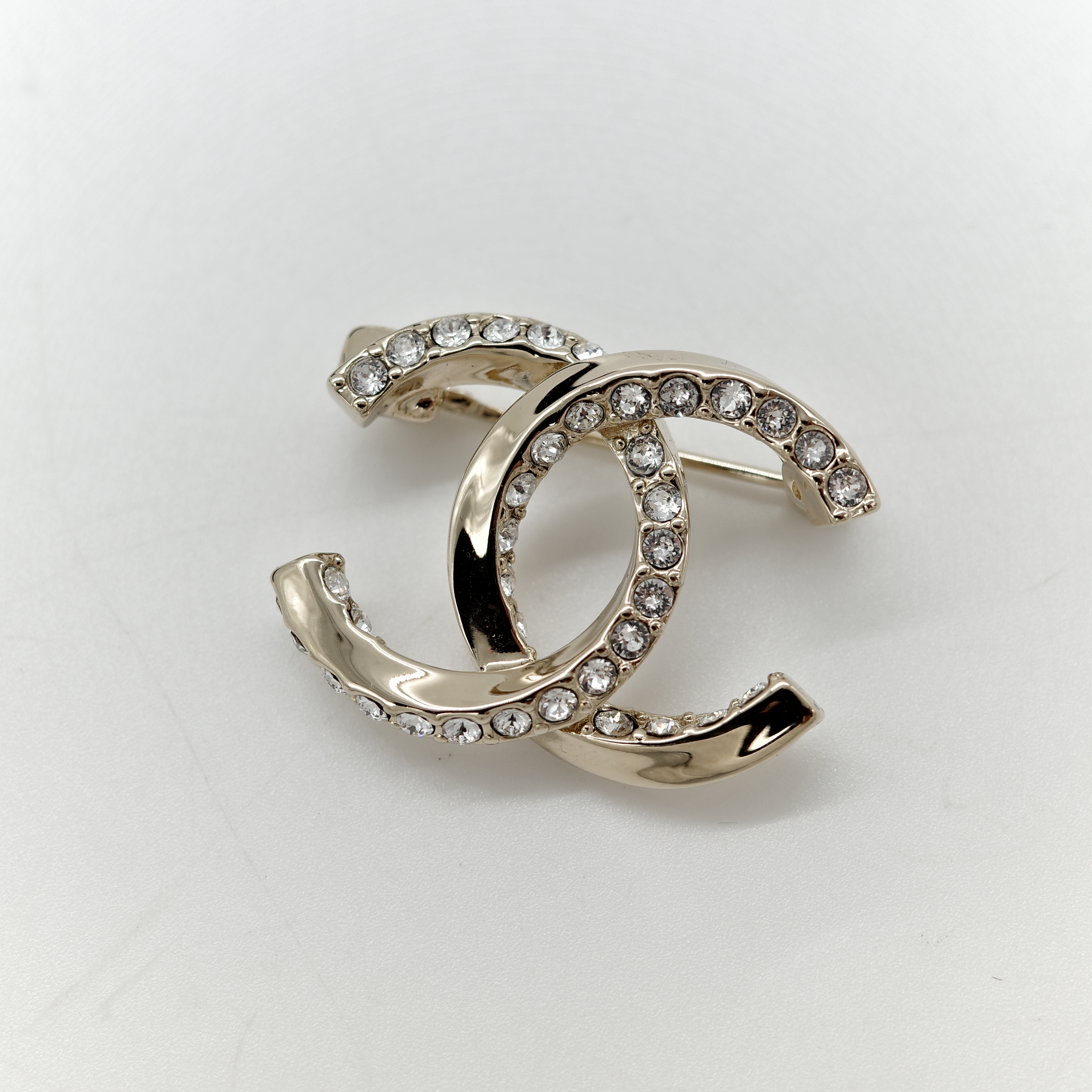Chanel香奈兒 CC Logo 胸針-5