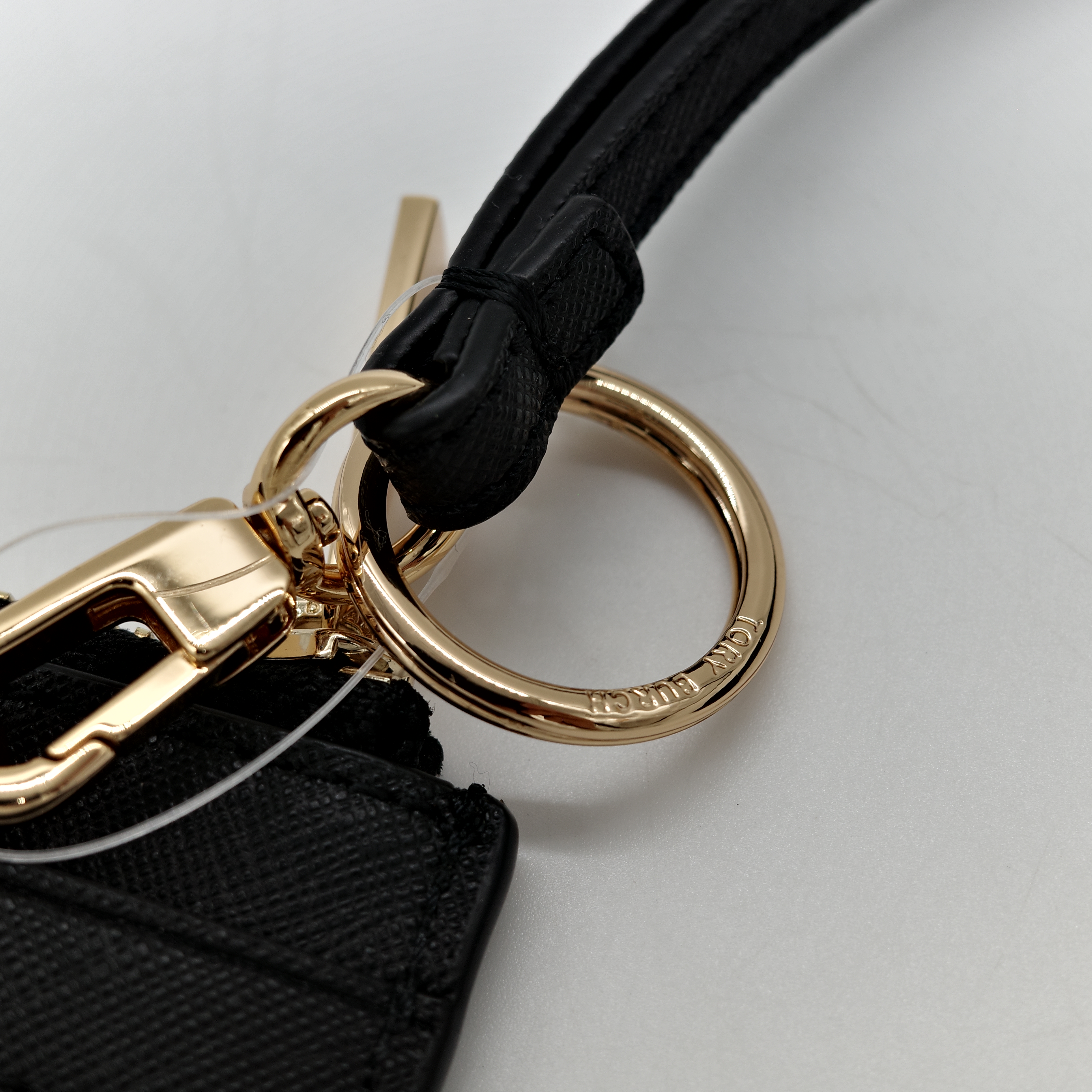 Tory Burch 黑色牛皮 識別證-3