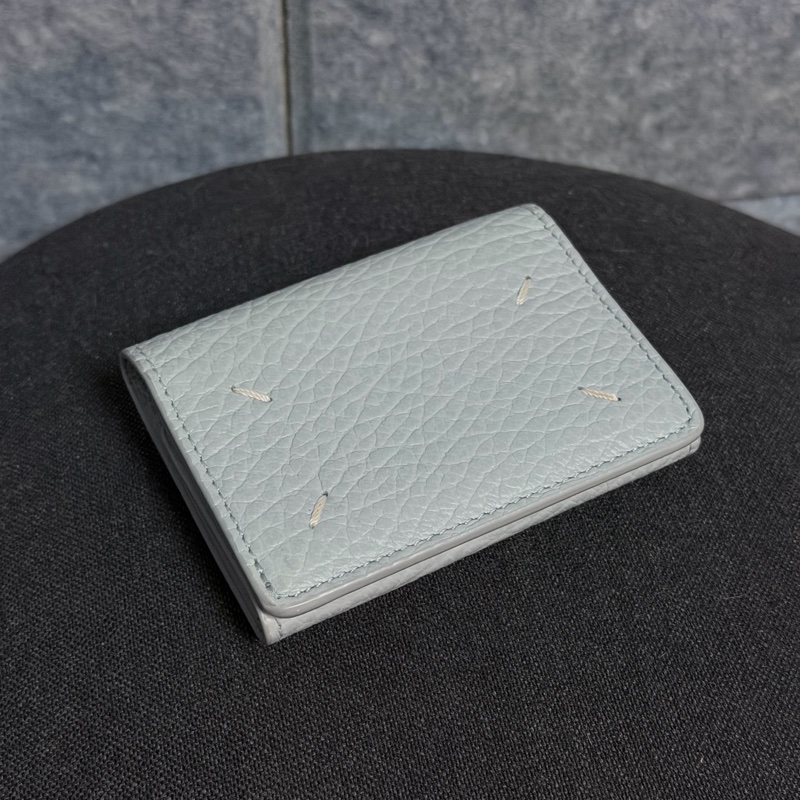 Maison Margiela 灰藍色三折短夾-3