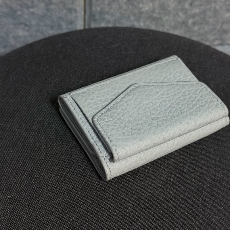 Maison Margiela 灰藍色三折短夾-8
