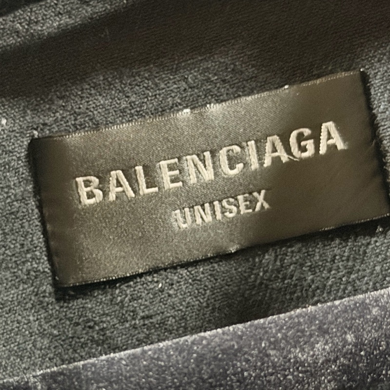 Balenciaga 黑色膠帶牛仔外套-3
