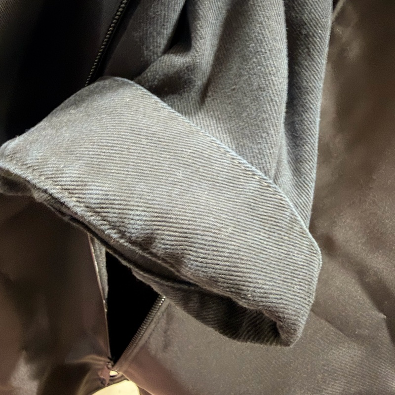 Balenciaga 黑色膠帶牛仔外套-20