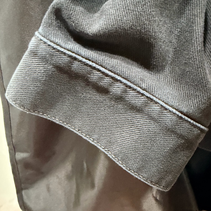 Balenciaga 黑色膠帶牛仔外套-21