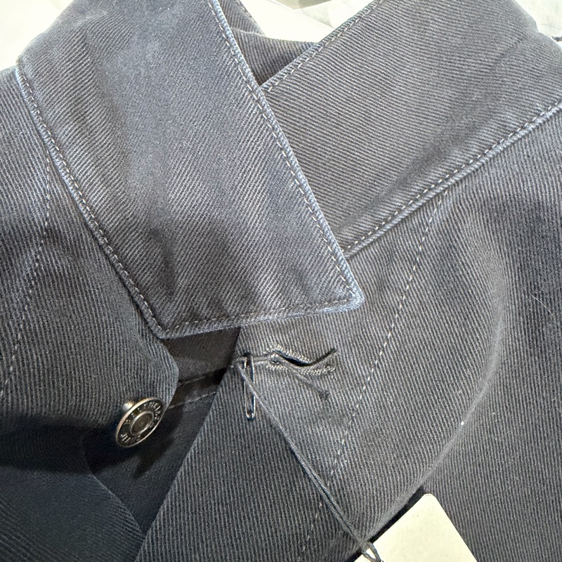 Balenciaga 黑色膠帶牛仔外套-25