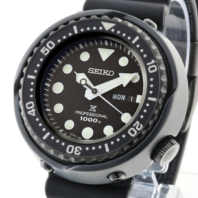 精工 Prospex Marine Master Professional SBBN047 7C46-0AP0 黑色石英錶-1