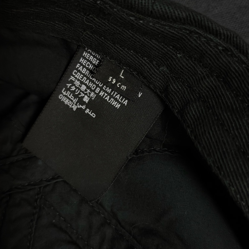 Balenciaga 字樣刺繡老帽 黑色 近全新-9