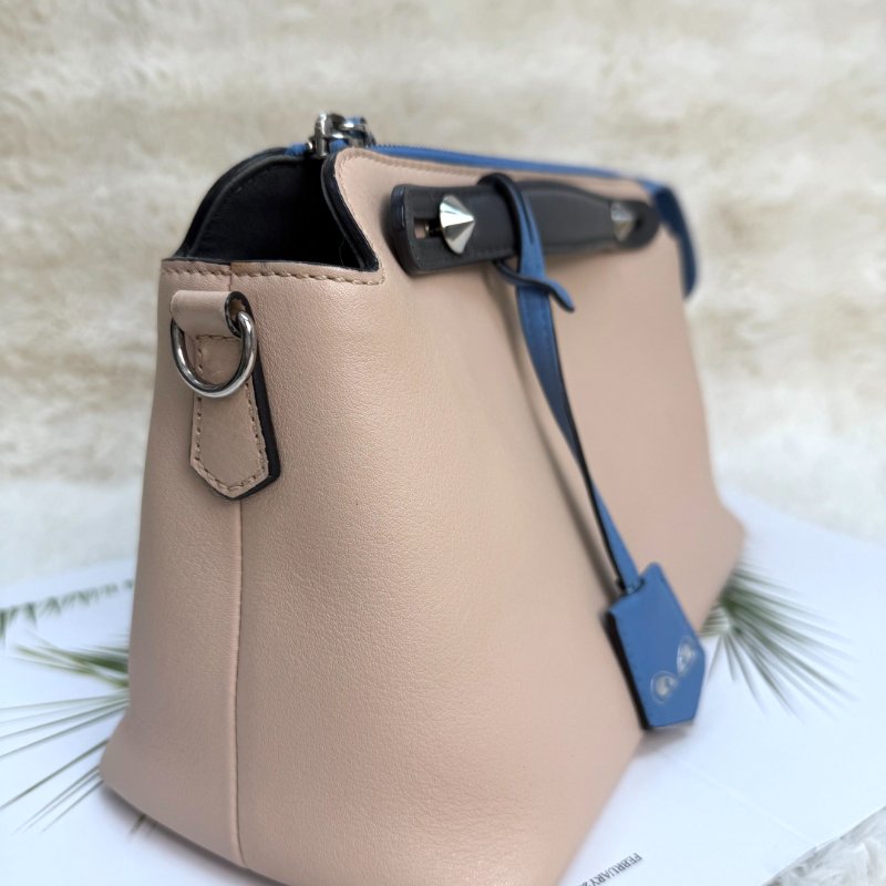 FENDI By the way 淺粉色 牛皮 中號-3
