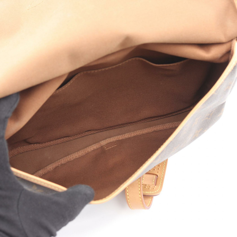 路易威登 Saumur 30 肩斜背包 M42256 Monogram 帆布 二手 LV-3