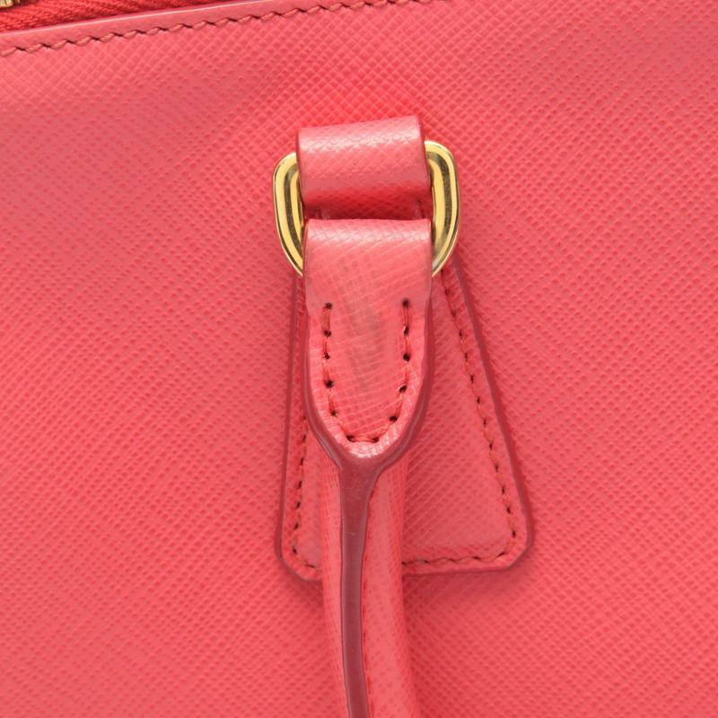 PRADA SAFFIANO LUX Galleria 肩背斜背包 BN2316 皮革 粉紅色 二手-12
