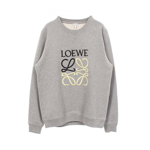 LOEWE Anagram 圓領運動衫，純棉材質，灰色，XL碼，二手男款