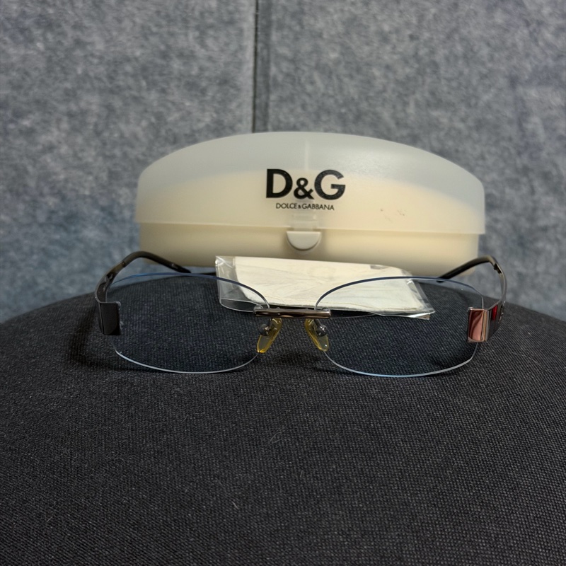 D&G 無框眼鏡（銀框） 近全新-4