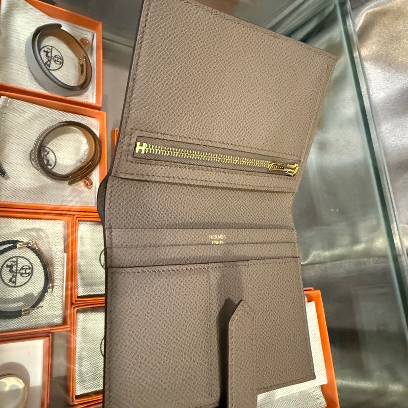 Used Hermes Bearn Wallet-2