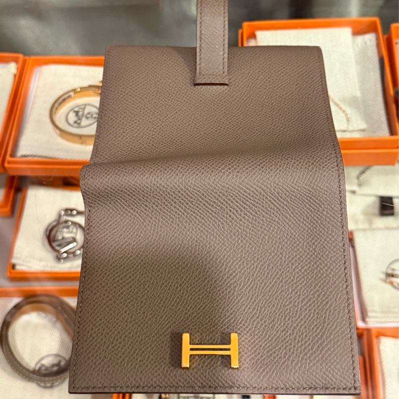 Used Hermes Bearn Wallet-3