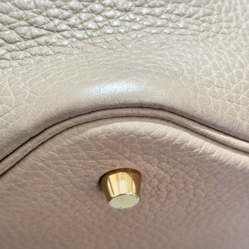 HERMES PicotinLock 22 風衣灰金釦-11