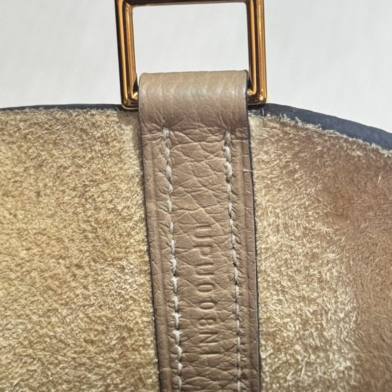 HERMES PicotinLock 22 風衣灰金釦-15