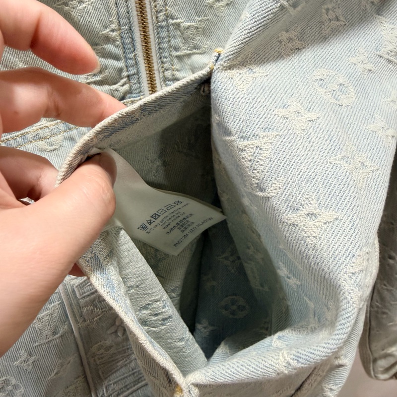 LV x NBA 聯名 連帽牛仔外套-20