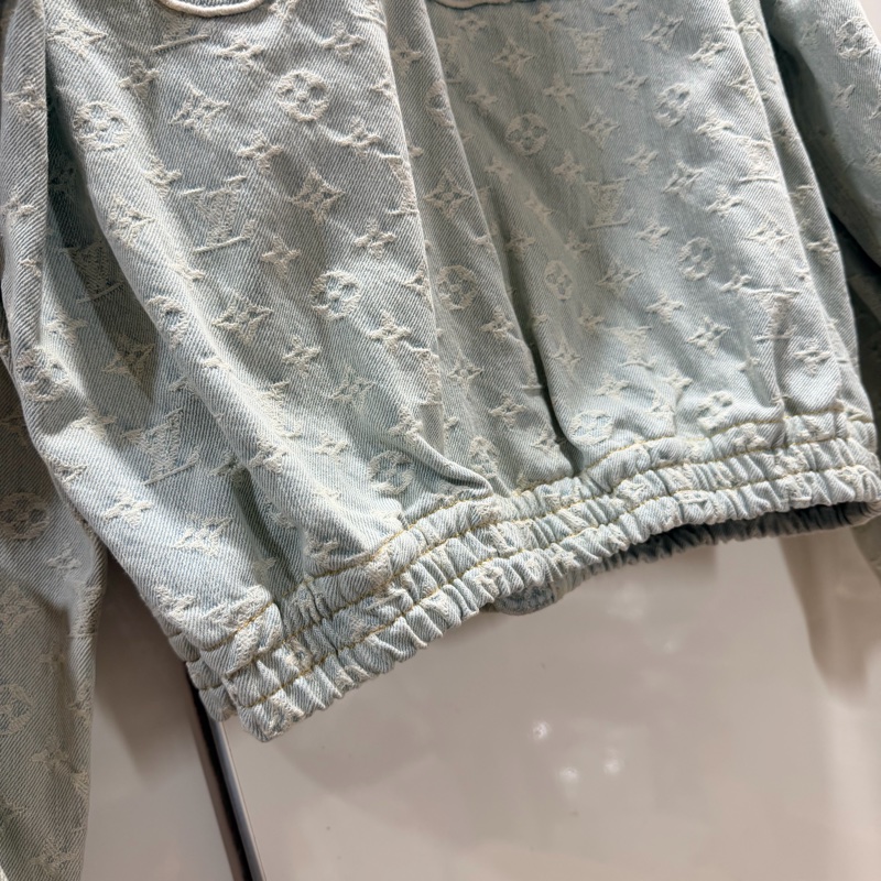 LV x NBA 聯名 連帽牛仔外套-33