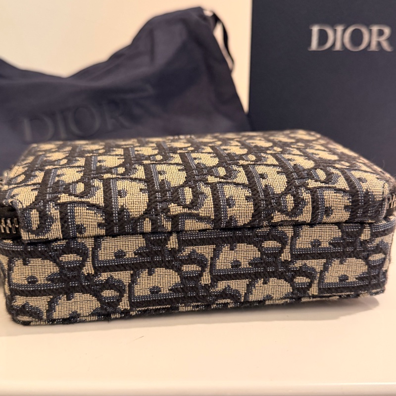 DIOR 經典老花雙層拉鍊相機包斜背包🖤-7