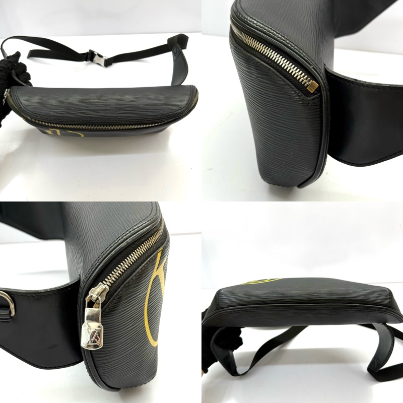 LOUIS VUITTON 路易威登 黑色EPI CIRCLE 腰包 M55131-2