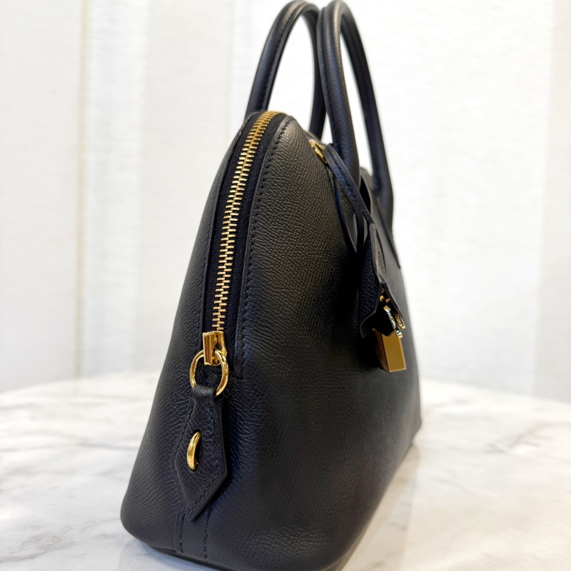 Hermes 89黑Epsom皮金釦Bolide 25-2