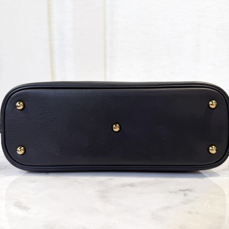 Hermes 89黑Epsom皮金釦Bolide 25-8