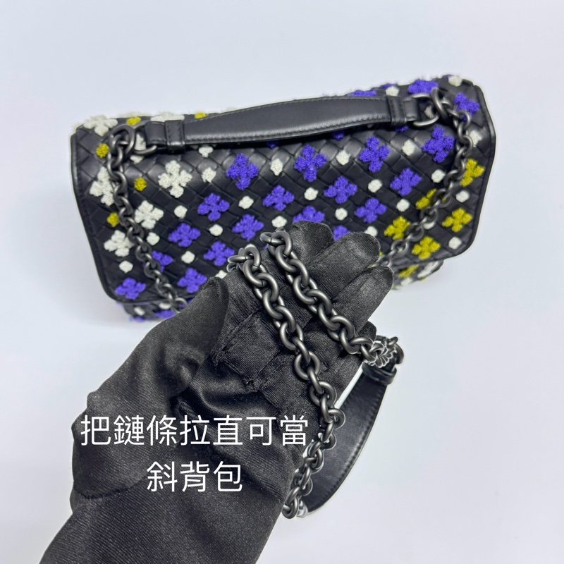 【克羅心元素✝️】BV "Chrome Hearts克羅心"重工藝彩花 編織包-18