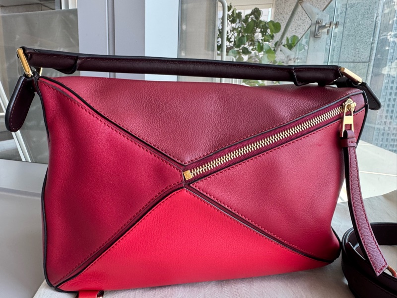 Loewe拼接包 手提肩背包-3