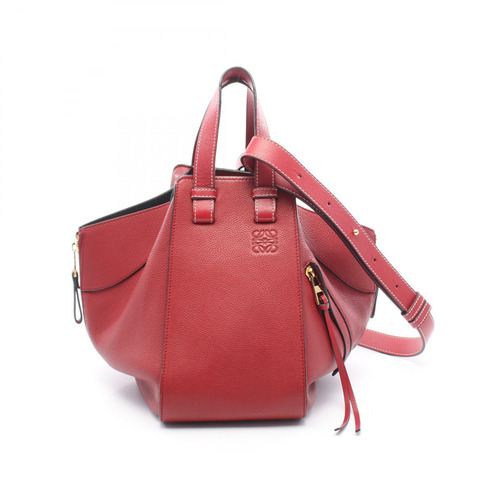 LOEWE HAMMOCK SMALL 兩用單肩手提包 紅色 二手 女士