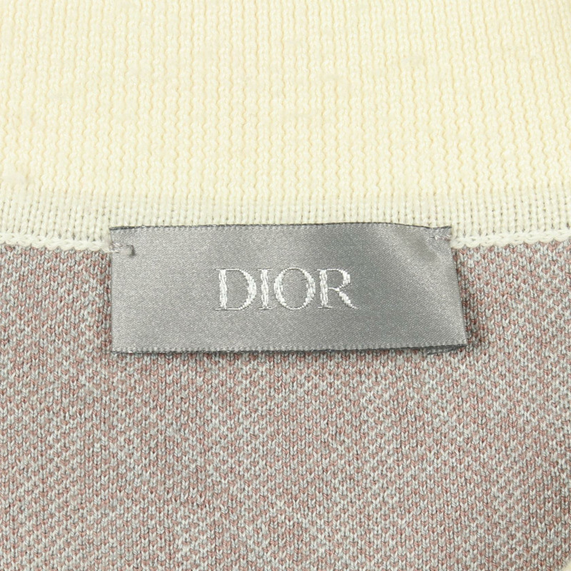 Christian Dior Oblique Polo衫 #XXL 純棉灰多色二手男款-2