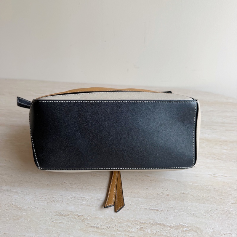 LOEWE羅意威Puzzle拼色幾何包小號 底長24cm-8