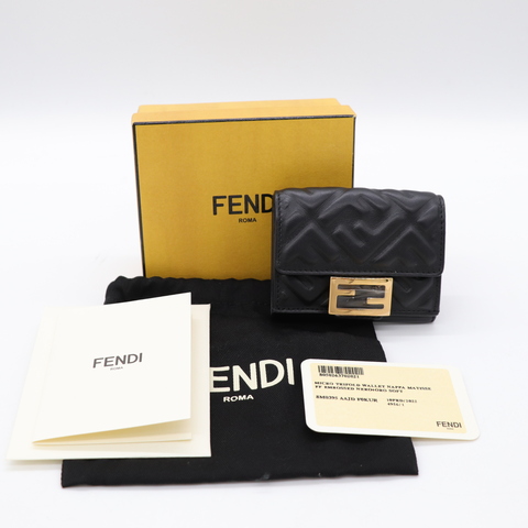 FENDI 黑色短夾