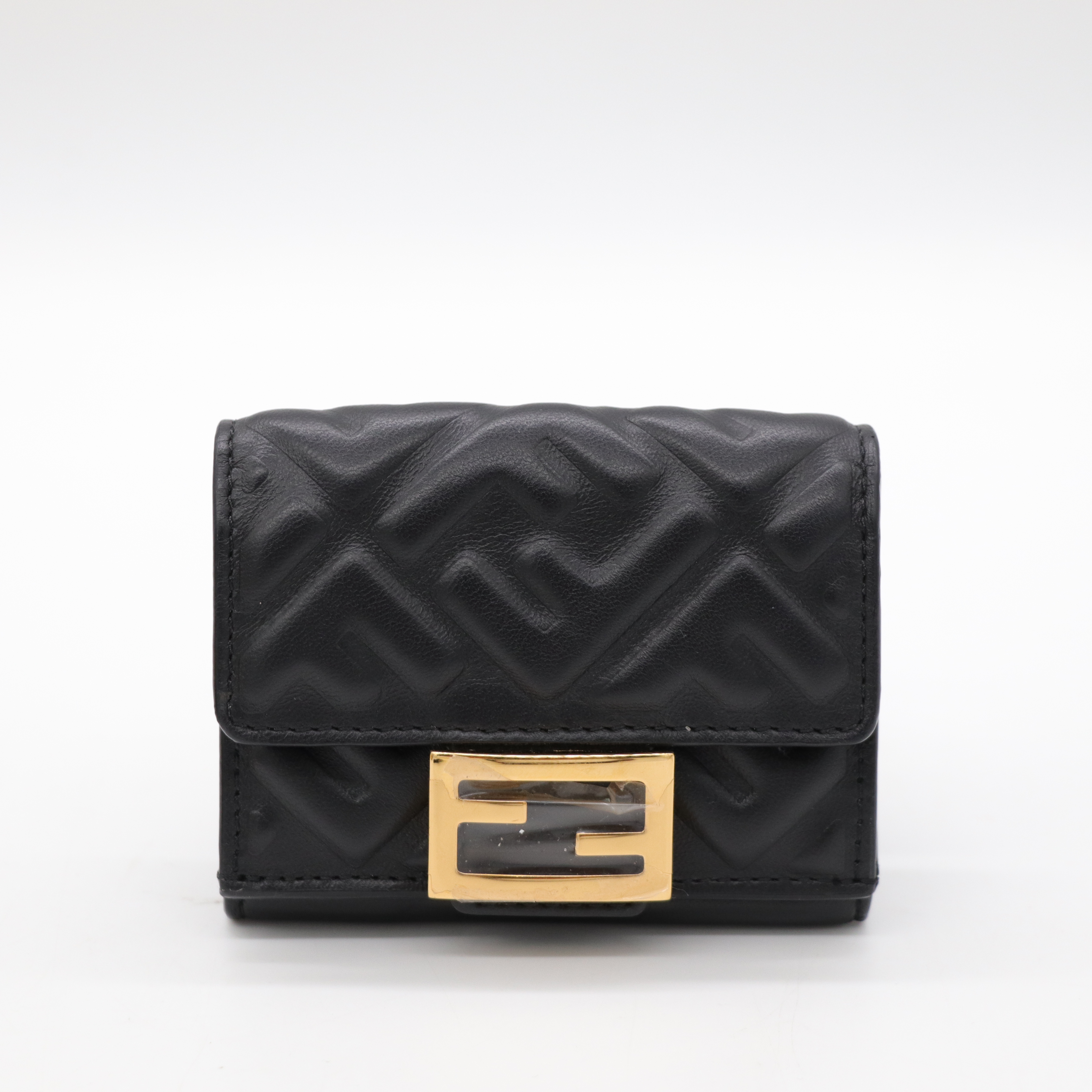 FENDI 黑色短夾-1