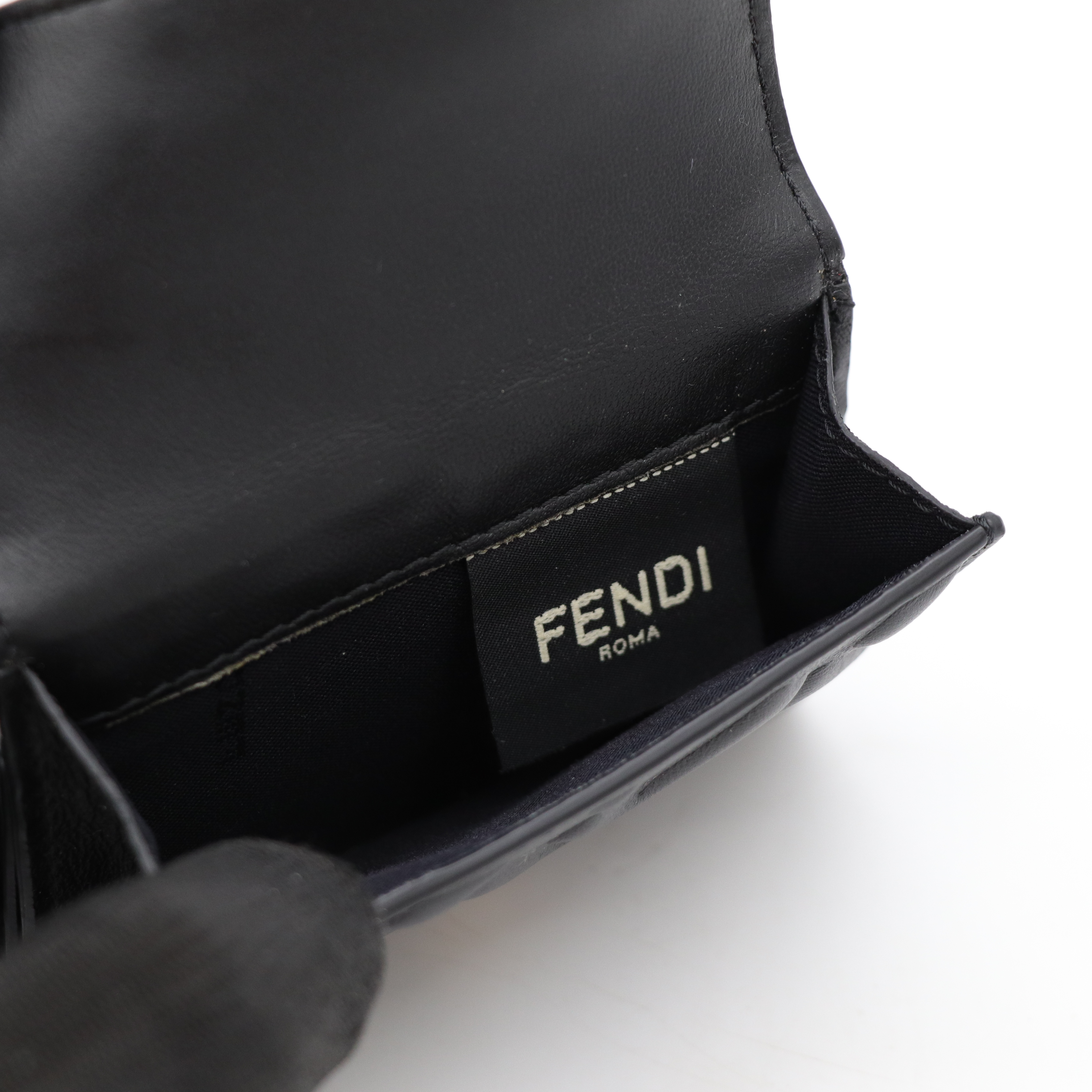 FENDI 黑色短夾-6