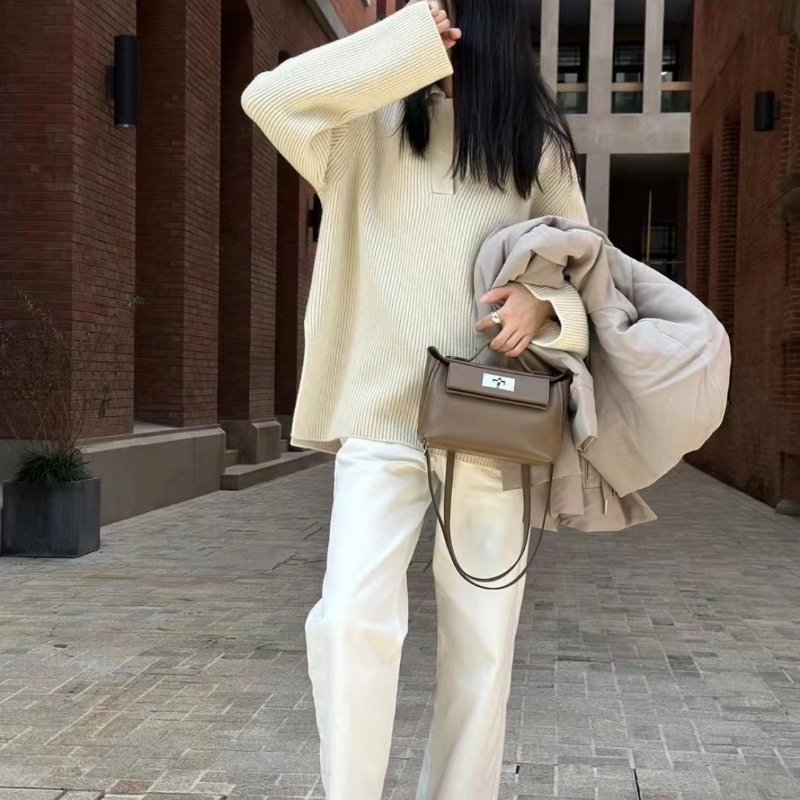 Hermes 2424 mini 大象灰 銀釦 B刻 Evercolor皮 全配有購證+鑑定書-1