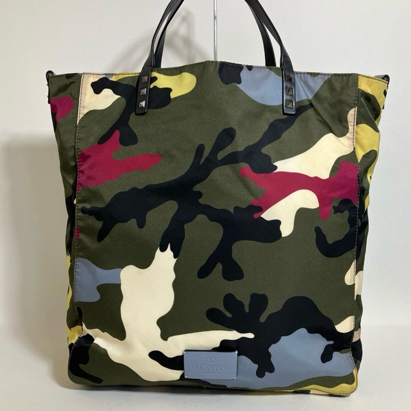 Valentino 迷彩 手提包 Camouflage Tote Bag-1