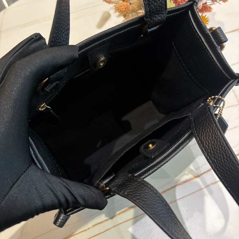 *SHIHNA名牌精品* Coach 荔枝皮手提斜背兩用托特包-5