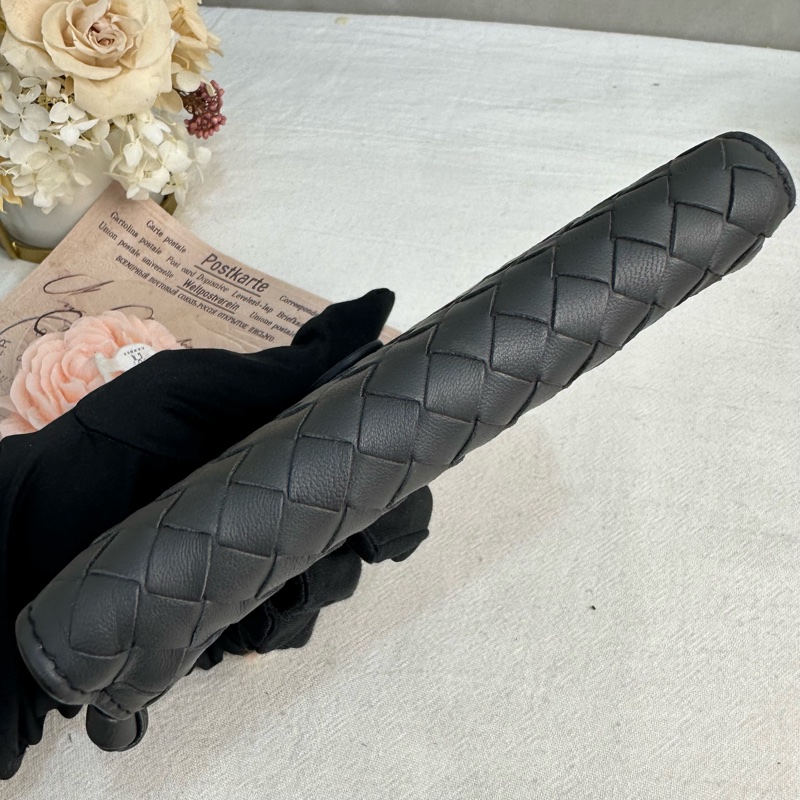 【赫蒂國際精品】Bottega Veneta 經典小羊皮手工編織扣式皮夾 vintage 中古 二手-6