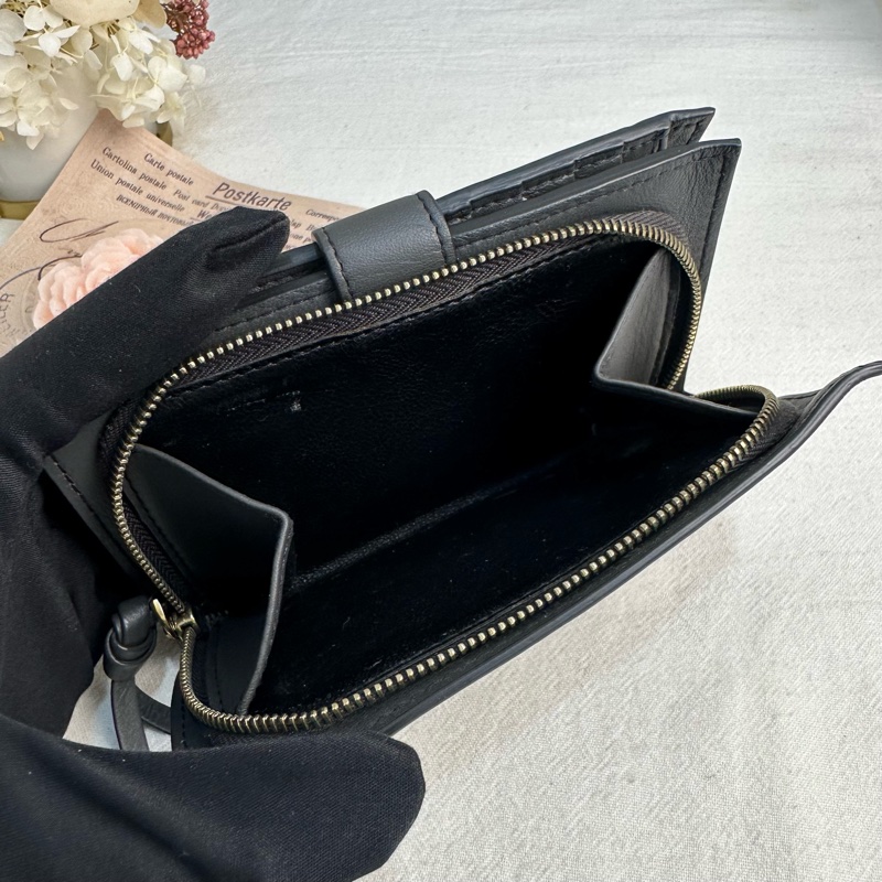 【赫蒂國際精品】Bottega Veneta 經典小羊皮手工編織扣式皮夾 vintage 中古 二手-11