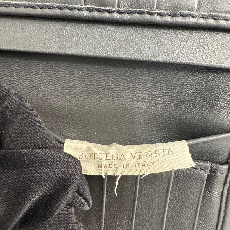 【赫蒂國際精品】Bottega Veneta 經典小羊皮手工編織扣式皮夾 vintage 中古 二手-19