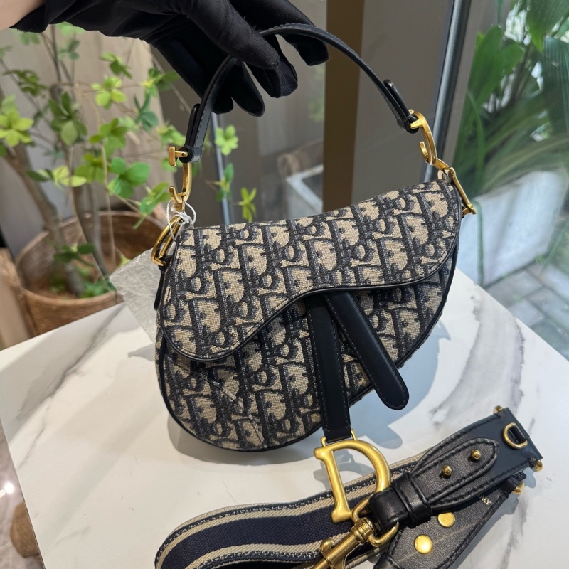 迪奧dior 老花馬鞍包手提斜挎 22編碼-1