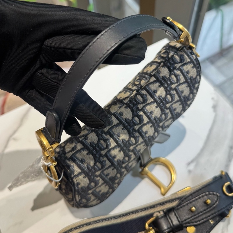 迪奧dior 老花馬鞍包手提斜挎 22編碼-3