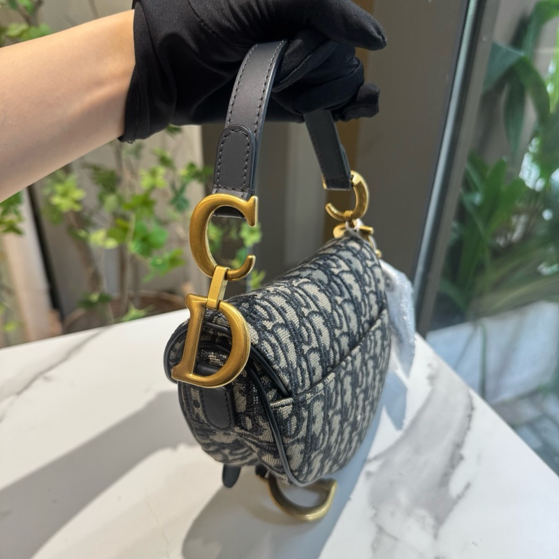 迪奧dior 老花馬鞍包手提斜挎 22編碼-5