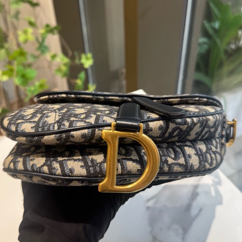 迪奧dior 老花馬鞍包手提斜挎 22編碼-6