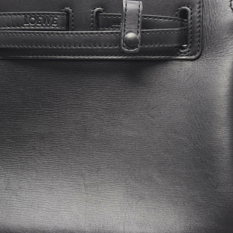 LOEWE LAZO MINI 手提包，兩用，黑色真皮，二手女款-7