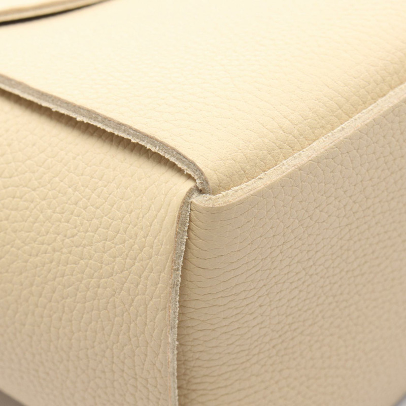 BOTTEGA VENETA Mini Arco 2WAY 手提包,米色皮革,二手,女士款-4