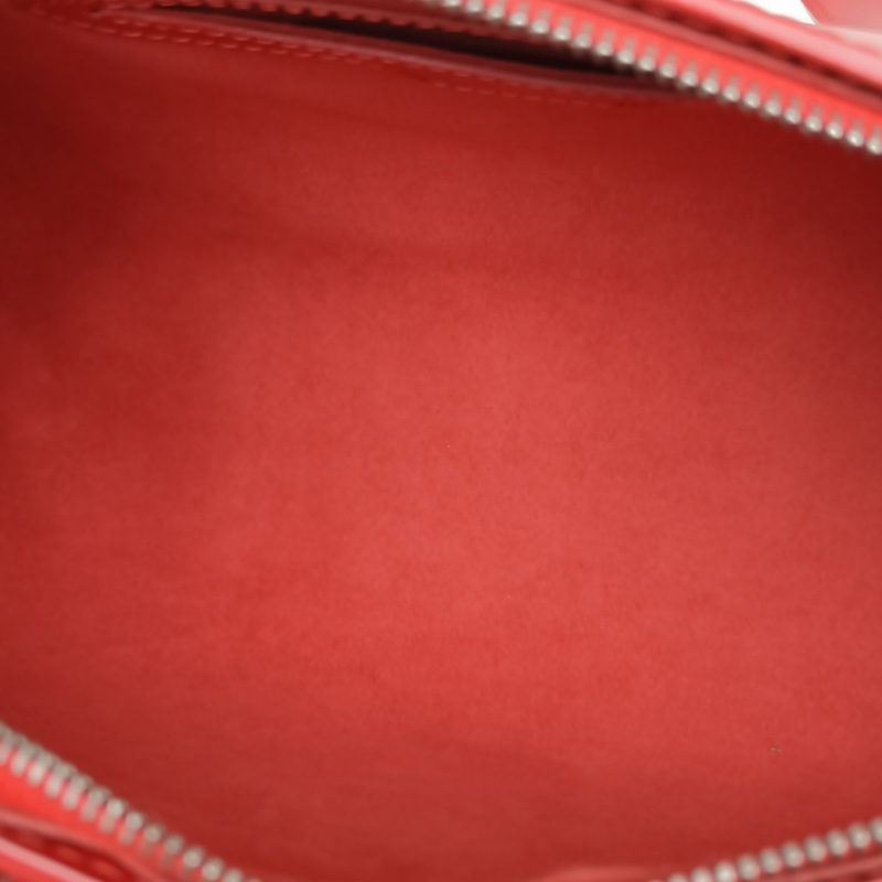 LOUIS VUITTON 紅色EPI水波紋牛皮2006中古圓筒包子母包手提包-4