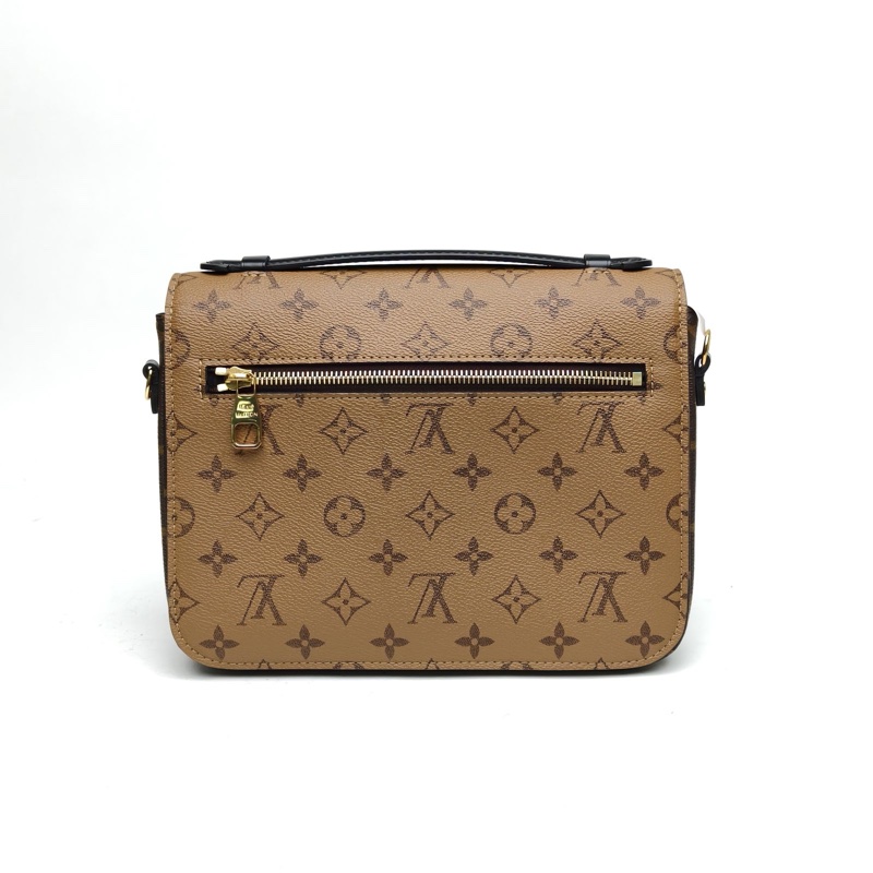 LOUIS VUITTON MetisPochette郵差包拼色PVC金扣晶片肩背包-2