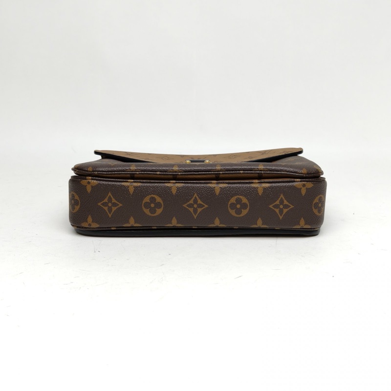 LOUIS VUITTON MetisPochette郵差包拼色PVC金扣晶片肩背包-3